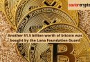 Another $1.5 billion worth of bitcoin was bought by the Luna Foundation Guard